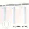 4Pcs Bathroom Shower Curtain Set Butterfly   Bathroom Curtain With 12 Hooks Non Slip Rugs Toilet Cover Mat Bathroom Partition