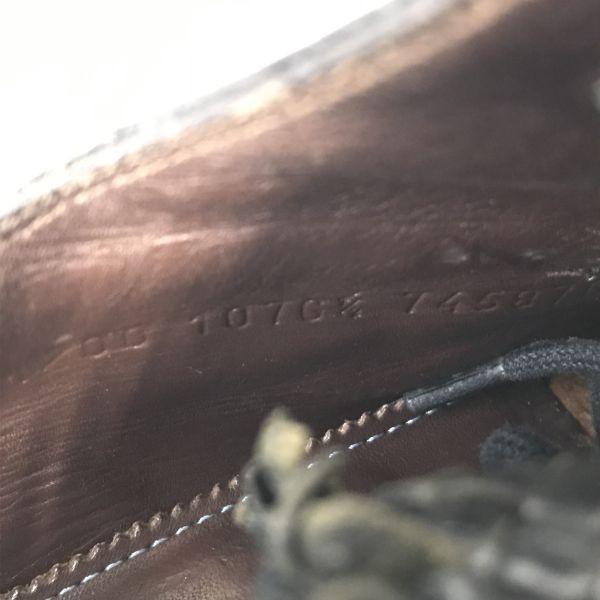 FLORIS VAN BOMMEL/Goodyear Welt Leather Wingtip Shoes/5.5G/24.5-25.0/Black/Business(USED)