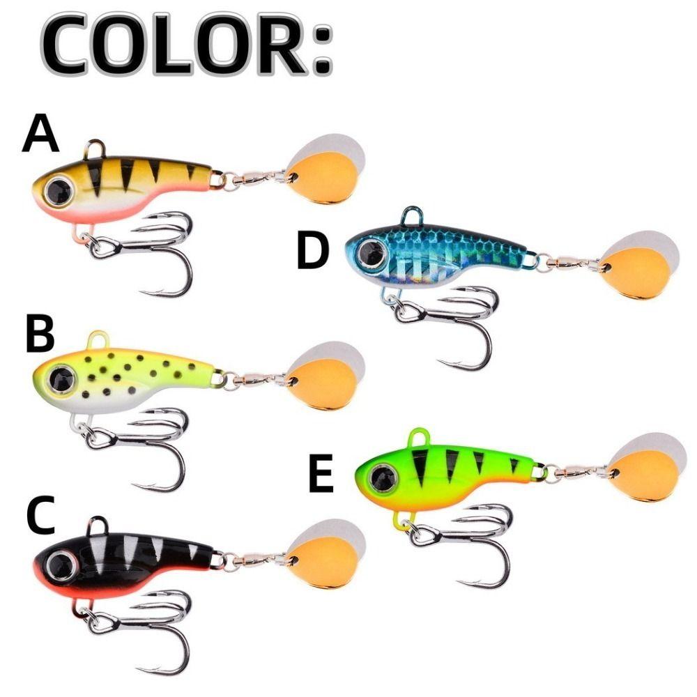 5pcs Set 5g 11g 14g 17g 20g Fishing Lure With Spoon Vibration Spinner Sinking Bait  Outdoor Sports