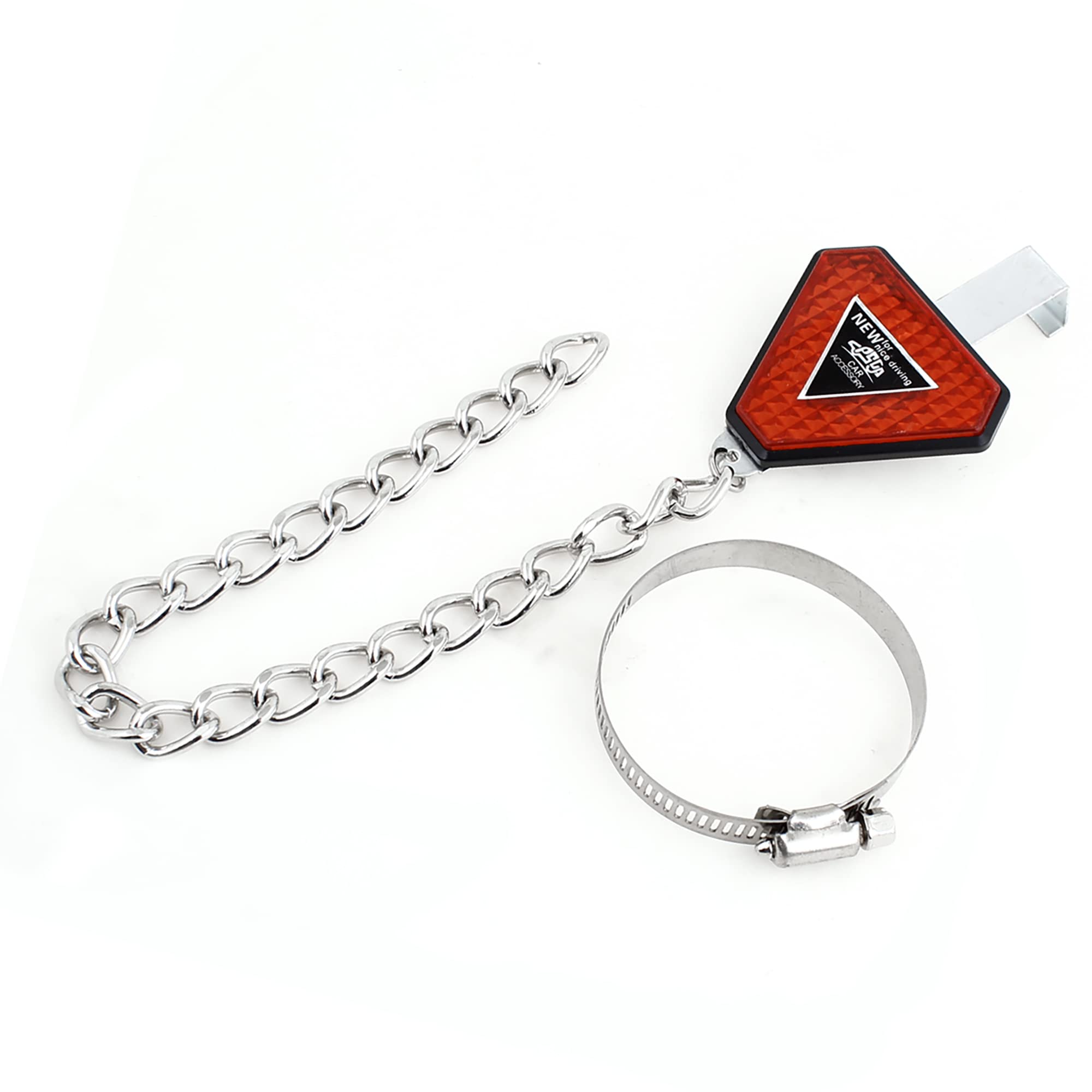 

ACROPIX Car Reflector Earth Belt Anti-Static Strap Adjustable 65mm Ring Universal Silver Tone 1pcs серебряный