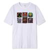 Demonic Halloween Graphic Tee Spooky Gothic Skeleton Shirt Horror Movie Vintage Tshirt Soft Cotton Unisex Streetwear Costume