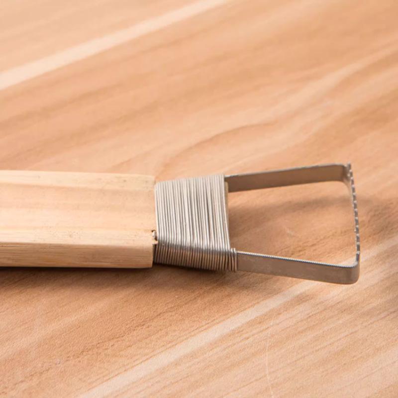 5-Piece Stainless Steel and Bamboo Clay Tool Set for Trimming & Texturing in Sculpture & Modeling