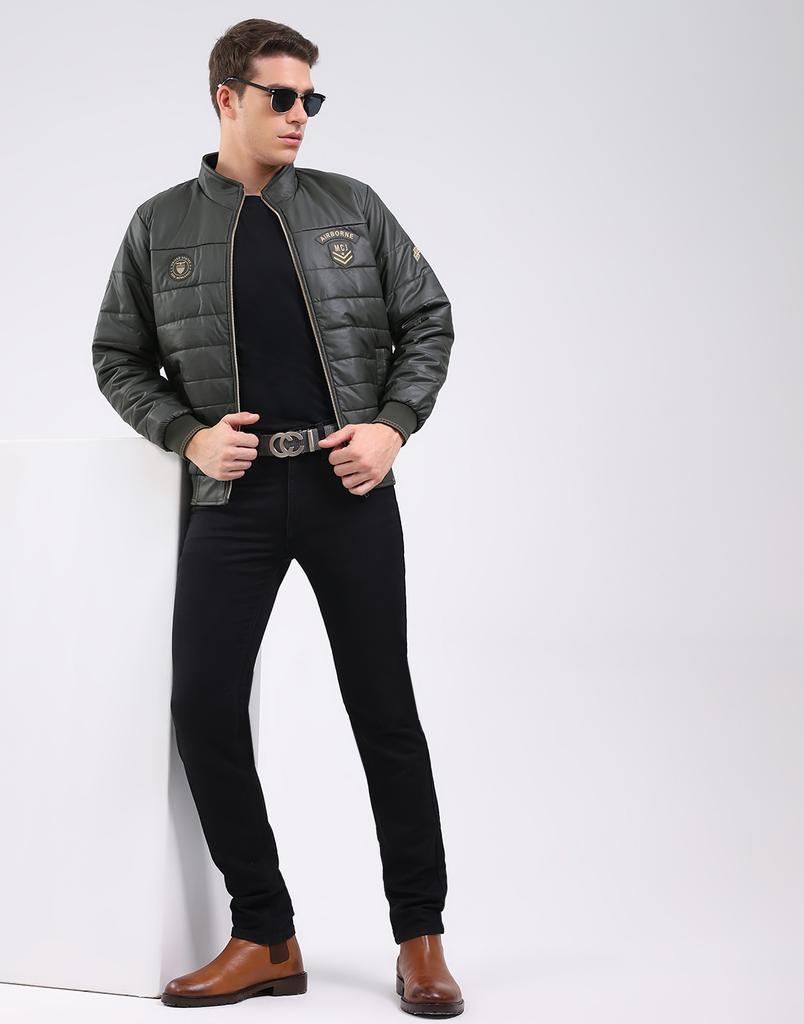 Monte Carlo Men's Mock Neck Full Sleeve Jacket