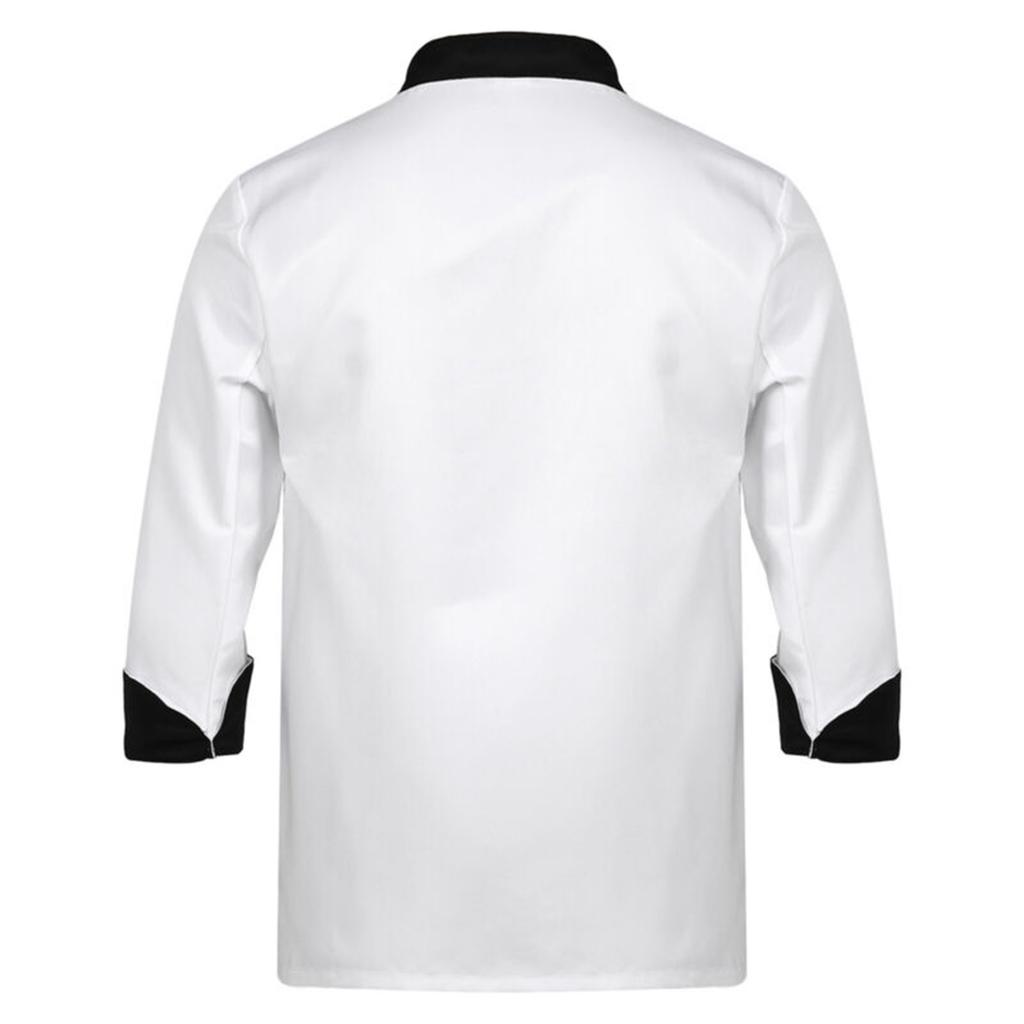 Chef Uniform Long Sleeved Men's Clothing Catering Work Uniform Back Kitchen Uniform Men's Top