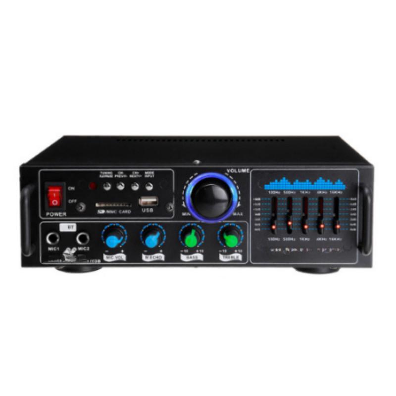 5.3*19.6*7.5cm High Power Bluetooth Stereo Amplifier Household Theater Karaoke Audio Amplifier Public Broadcasting System