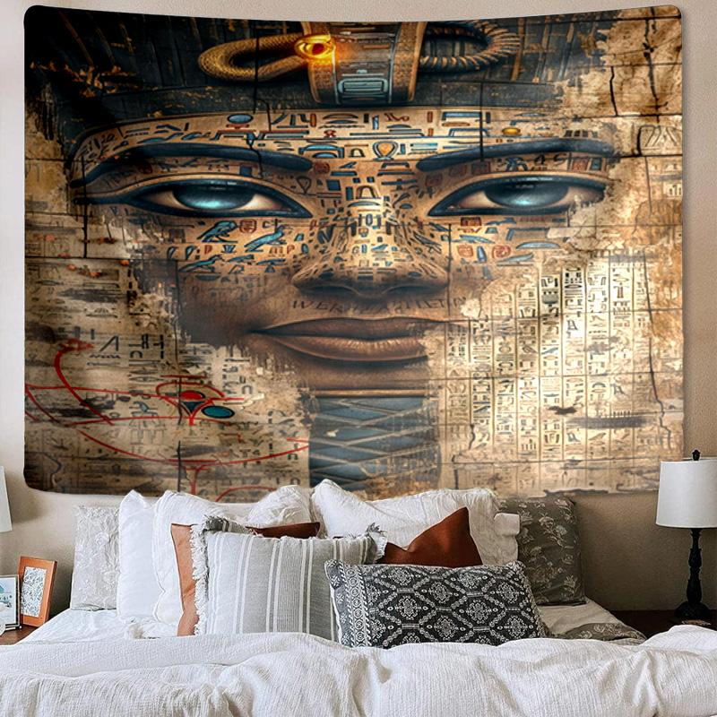 Egyptian Cat Mythology Tapestry Room Decoration Wall Hanging for Living Room Bedroom, Dormitory, Birthday and Christmas Gifts