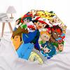 1pc Pokémon Characters Auto-Folding Umbrella with 3-Fold Design, Iron Frame, Outdoor Use - Perfect Gift for Fans, Travelers, Everyday Use.W016