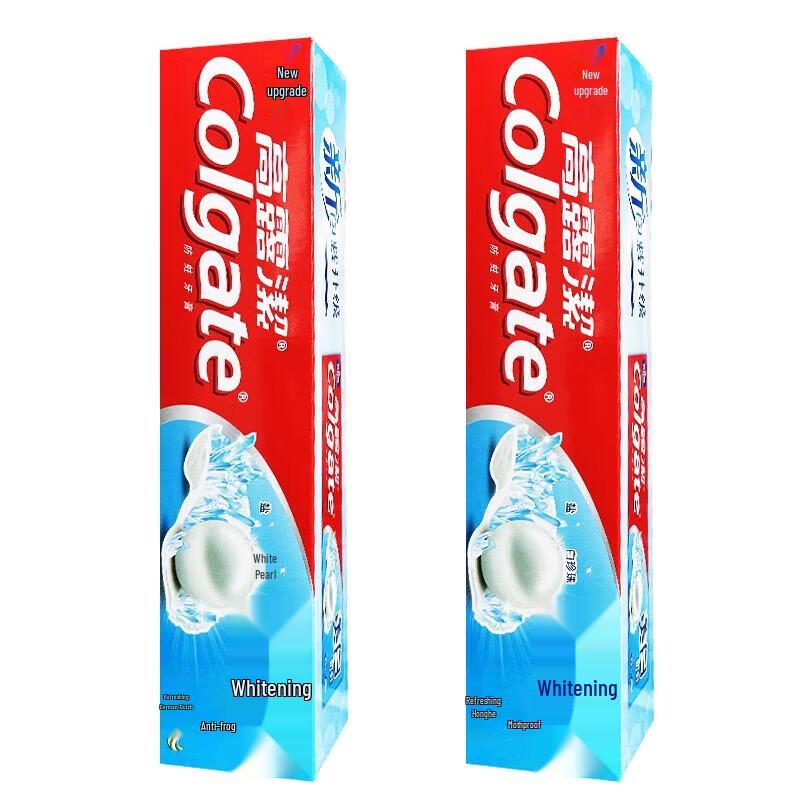 Colgate Anti-Cavity Whitening Toothpaste Twin Pack