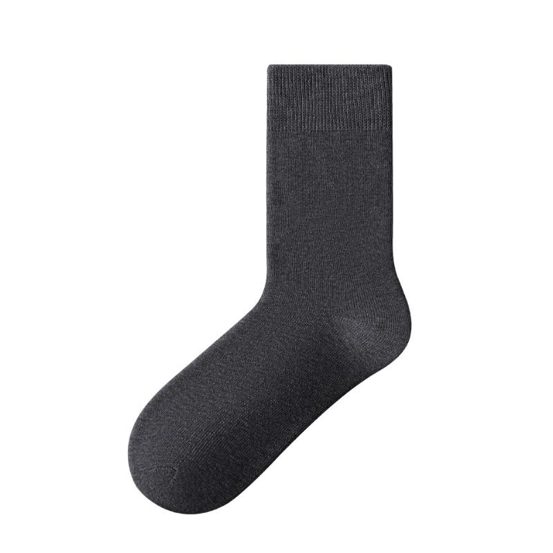 Men In Autumn and Winter Add Velvet and Thick Cold Proof Warm Wool Ring Antibacterial Socks