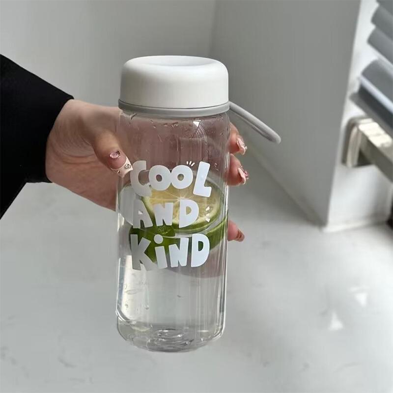 

Портативный прозрачный студенческий стакан для воды со шнурком, пластиковая бутылка для воды, большая емкость, чашка для питья, для занятий спортом на открытом воздухе