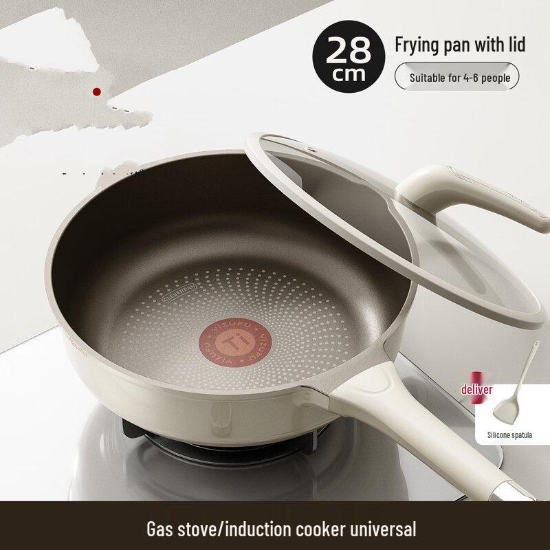 Wutuo 28cm Titanium Alloy Non-stick Frying Pan