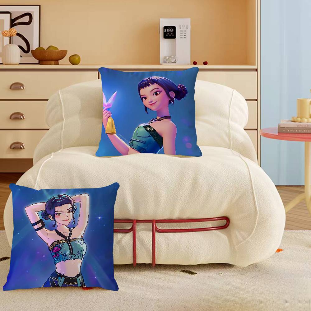 Hunters de Demoni KPop Zoey Față de Pernă Personalizată Dormitor Copii Decor Petrecere Sălbatică Față de Pernă Cadou Zi de Naștere Copil Baby Shower