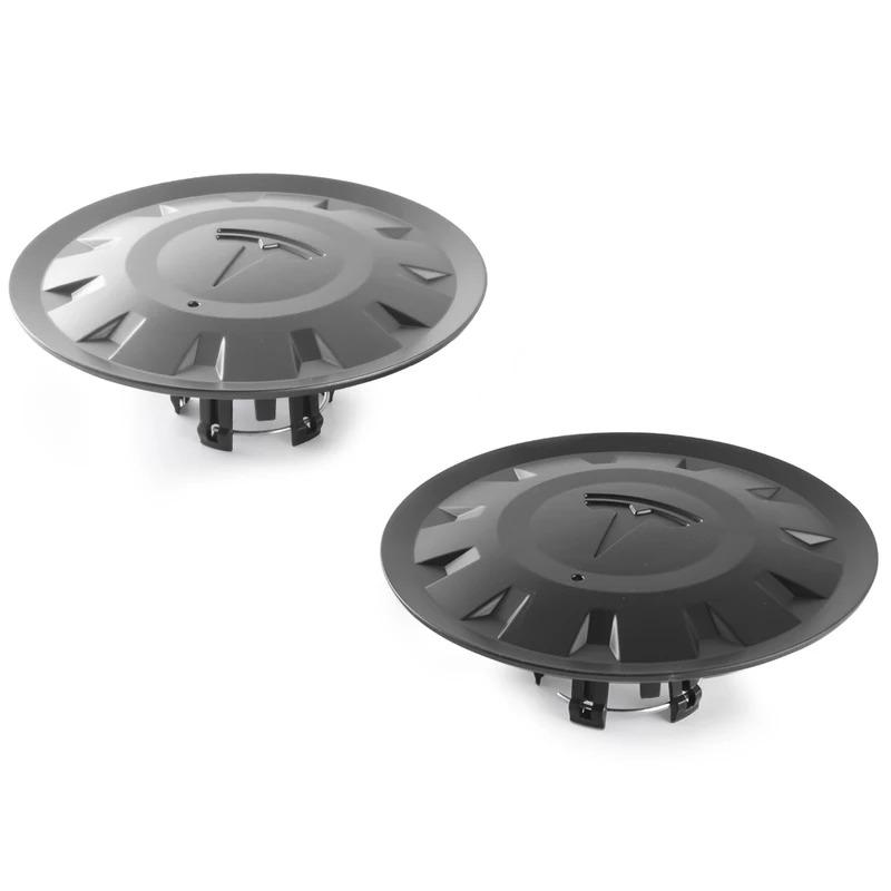 4pcs 21 Inch Original Car Wheel Center Hub Caps Badge Rim Hub Dustproof Cover Emblem For Tesla Model Y OEM 1188236-00-A