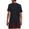 Under Armour Buchstabenprint Rundhals Pullover College-Abzeichen Kurzarm T-Shirt Herren T-Shirts Port-Blau 1379537-001