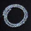 1String 3/4/6/8/10mm Transparent AB Color Crystal Beads Round Square Loose Spacer Glass Beads For DIY Bracelet Necklace Jewelry