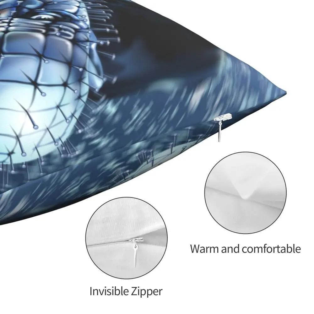 Pinhead Hellraiser Hellbound Pillowcase Printing Cushion Cover Decorative Halloween Horror Movie Throw Pillow Case Cover