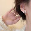 Elegant Bow Stud Earrings for Girls - Exquisite, Gentle, and Sweet Light Luxury Earrings, Niche and Internet Celebrity Hot Sellers