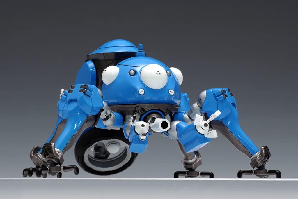 Wave Ghost In the Shell SAC_2045 Tachikoma 2045 Ver. 1/24 Scale Pre-Colored Plastic Model Kit, Approximately 11cm Long (KK-052)