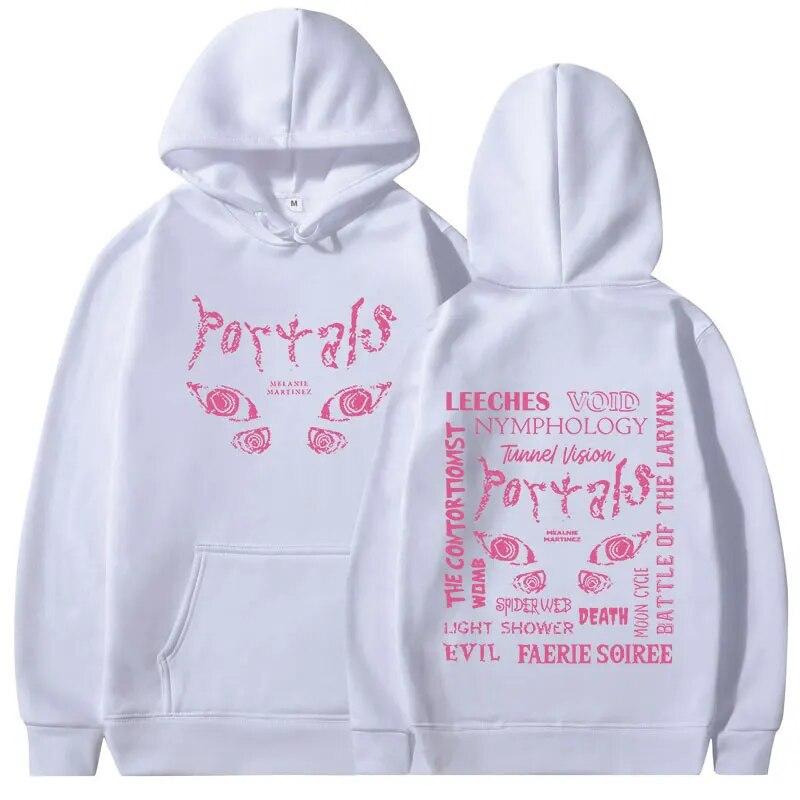 Melanie Martinez Hoodie Music Album Portals Graphic Hooded Sweatshirts Men Women Casual Vintage Long Sleeve Pullovers Streetwear