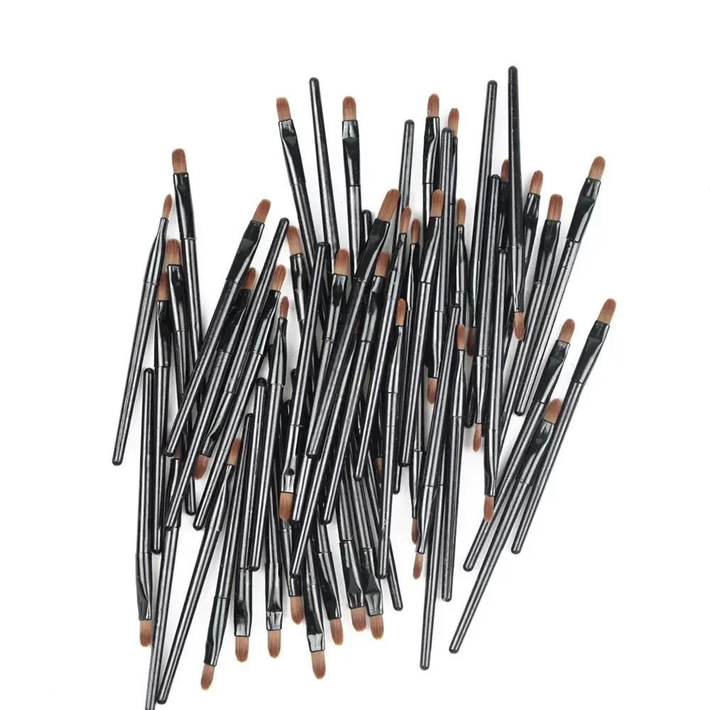 100pcs Disposable Lip Brush Gloss Wands Applicator Professional Makeup Cosmetic Brush Lip Liner Brush Eyeliner Brush Makeup Tool