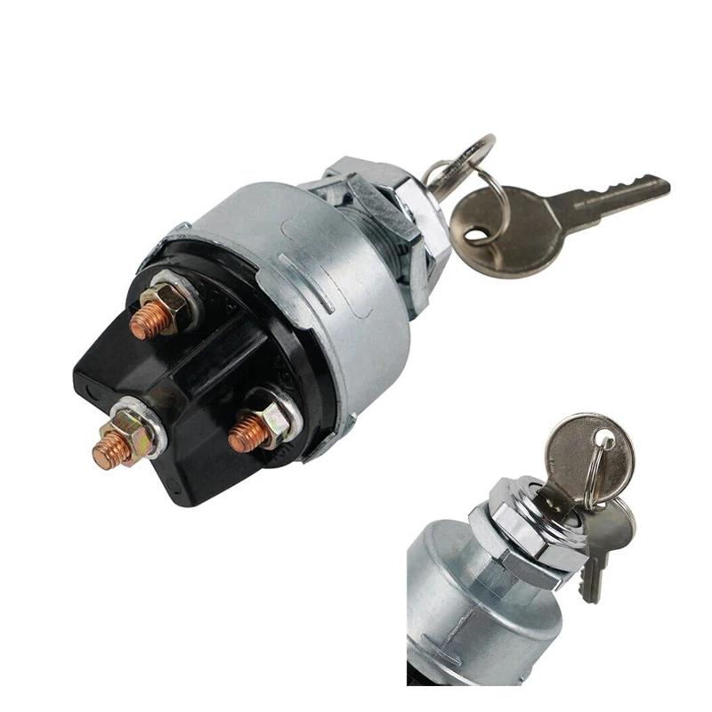 12V Universal Auto Car Boat Ignition Starter Switch 4 Position W/ 2 Keys On Off for Tractor Tuning Truck Car Tool Switches4