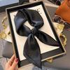 Luxury minimalist printed scarf, faux silk square 70cm, versatile spring and sun protection shawl, hair tie scarf