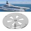 Kabinenlüftungsplatte Edelstahl Boot Rundes Lüftungsgitter Lüftungsabdeckung mit seitlichem Griffknopf für Marineboot Yacht