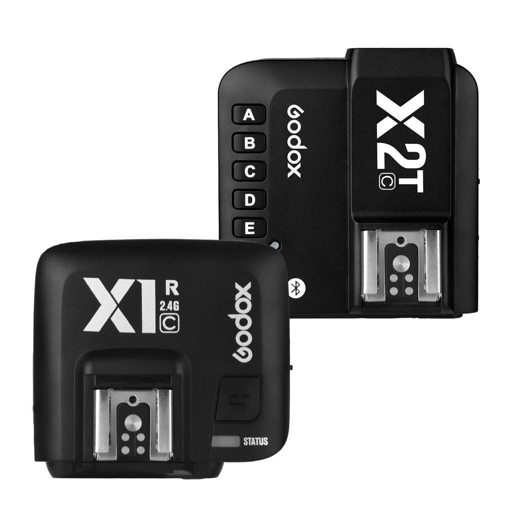 Godox Flash Trigger with Flash Receiver for TTL 32 Remote Compatible with Canon SLR Eligible Invoices Available X2T-C+X1R-C Canon, 1/8000s, Channels,