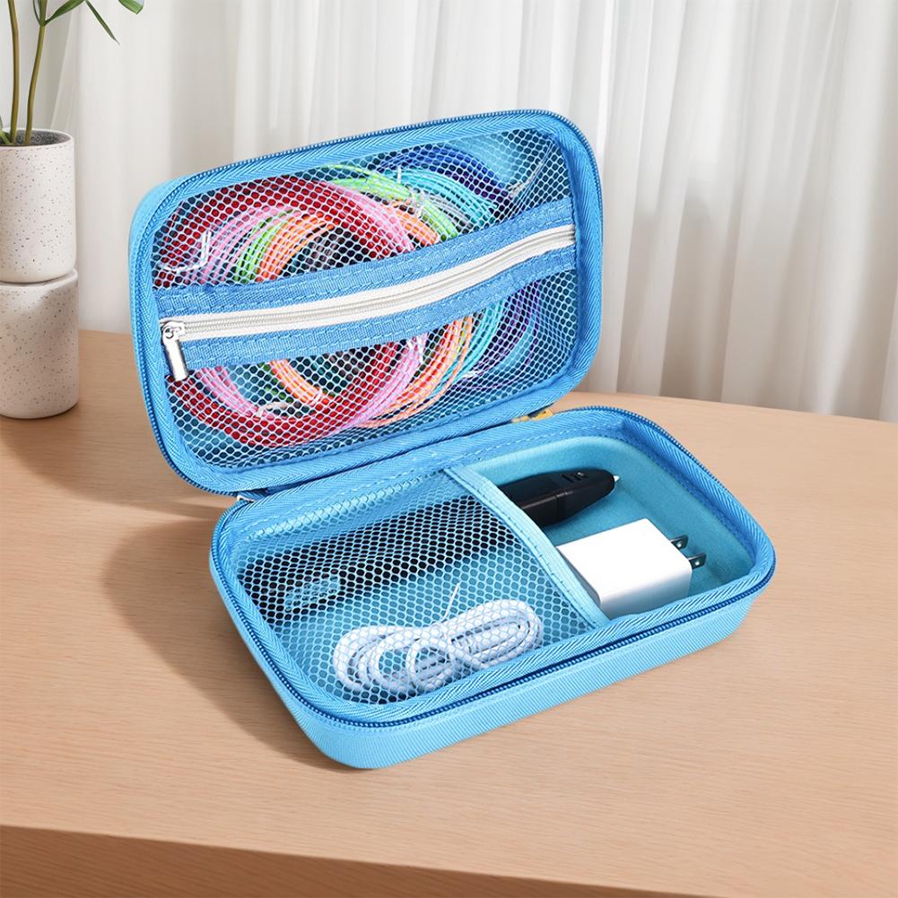 Portable Storage Bag for SCRIB3D P1 3D Printing Pen/MYNT3D Super 3D Pen Shockproof Protective Case for PLA Filament and Charger