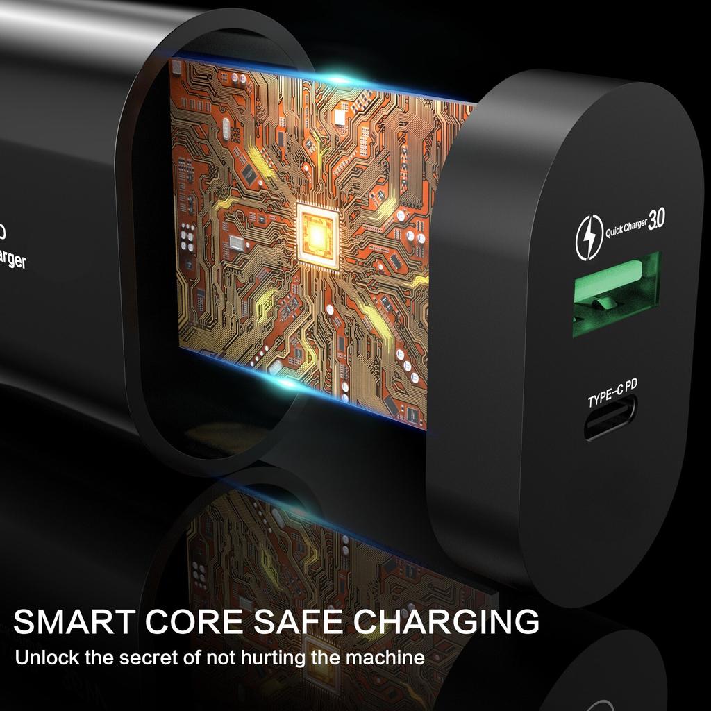 Pd 36w Usb Charger Quick Charge 3.0 Fast Phone Wall Charger Adapter For Iphone 13 12 Pro Ipad Huawei Xiaomi Samsung