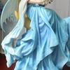 European-Style Hand-Painted Moon Fairy Girl Resin Figure for Desktop Decoration and Collection