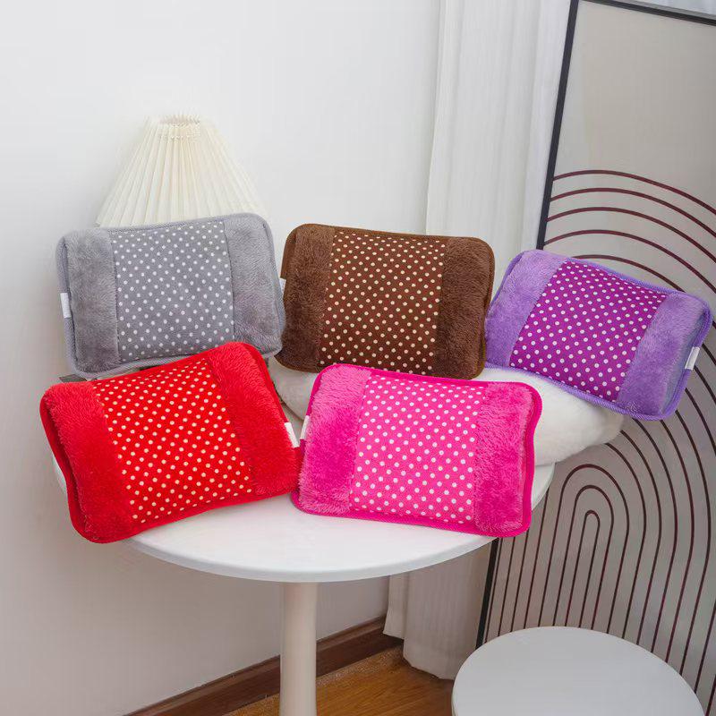 Automatická elektrická plyšová kreslená fľaša na horúcu vodu ohrievač rúk s bezpečnostným vypnutím