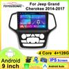Android Car Multimedia Player For Jeep Grand Cherokee 2014-2017 GPS Navigation CarPlay 4G Head Unit Stereo Video Player