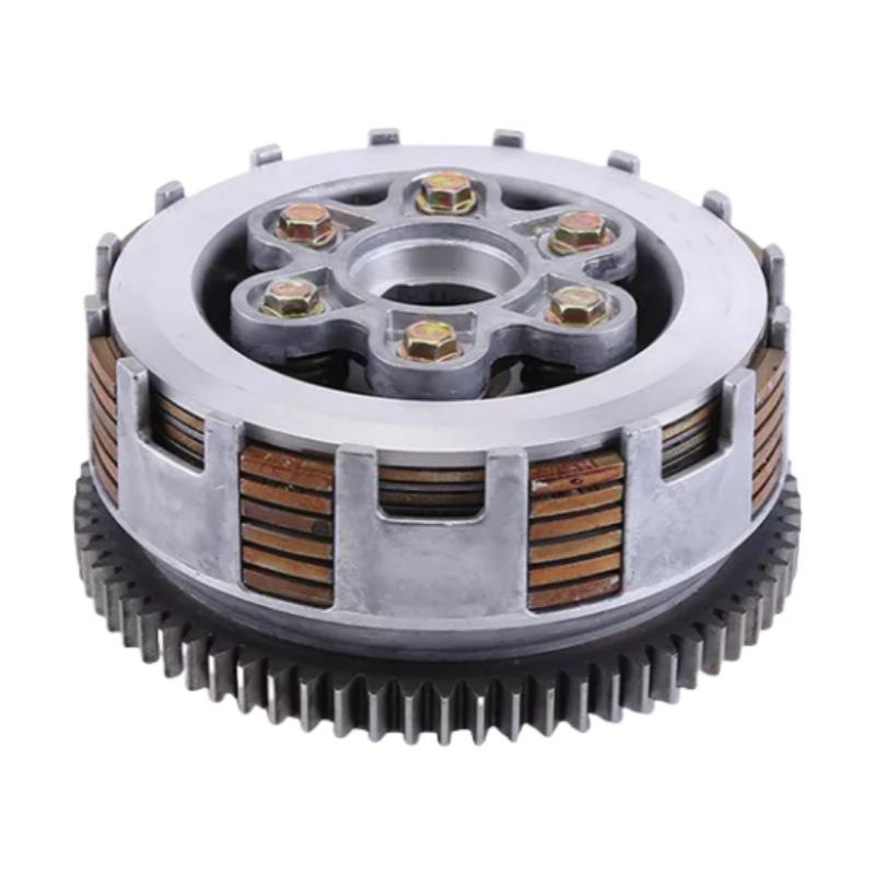 Yibai Ke Clutch Assembly for Tornado 250cc Motorcycle (6 Springs, 6 Plates)