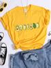 Peeled Avocado Cartoons Printed Womens Tshirts Street Breathable Crop Top Personality Cool Tee Shirt Casual Summer T-Shirt Women