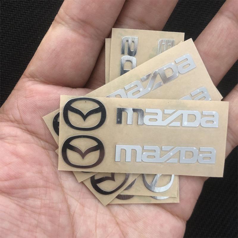 Car Metal Stickers 3D Car Badge Interior Decoration Decal For Mazda 3 CX5 6 BK GH 2 CX3 CX30 MX5 5 CX7 CX9 RX8 MX3 Accessories GF8