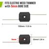 5-18Pcs Break Resistant Cordless Grass Trimmer Replacement Steel Wire Line Electric Trimmer Accessory for Outdoor Weed Cutting