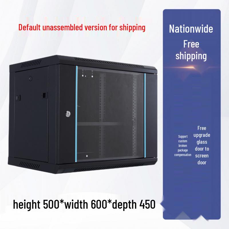 Wall-Mounted Network Rack: 6U/4U/12U Small Cabinet for Monitor Equipment and Switches