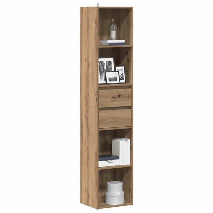 VidaXL Bookcase Artisan Oak 36x30x171 Cm Engineered Wood, Bookcase, Storage Cabinet, Cabinet of 856047