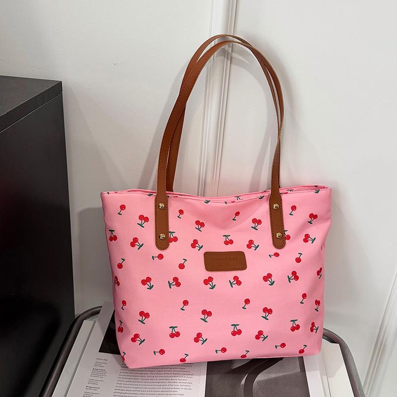Borsa a Tote Capiente per Pendolari, Borsa a Mano alla Moda ed Elegante, Borsa a Spalla Singola Stampata