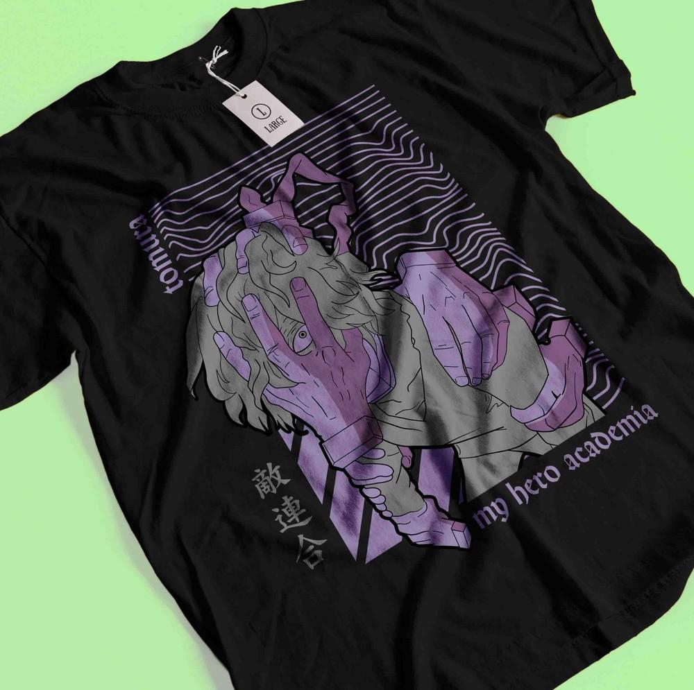 

Футболка Томура Шигараки Моя Геройская Академия Футболка Мидория Футболка МГА Даби Деку 3XL