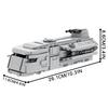 MOOXI Weltraumkrieg Panzer Modell Bausteine DIY Diorama Erwachsene Kinder Spielzeug Bausteine Set Montessori Geschenke Raumdekoration