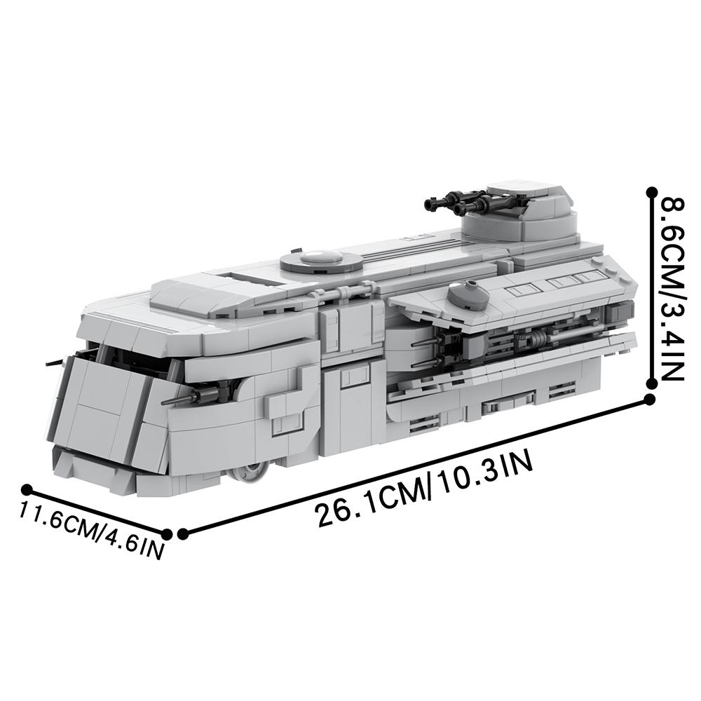 MOOXI Hvězdné války Bojový tank Model Cihličky DIY Dioráma Dospělí Děti Hračky Stavebnice Montessori Dárky Pokojová dekorace