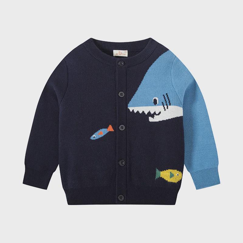 Children's Autumn/Winter Sweater Cardigan for Boys - 2025 Collection