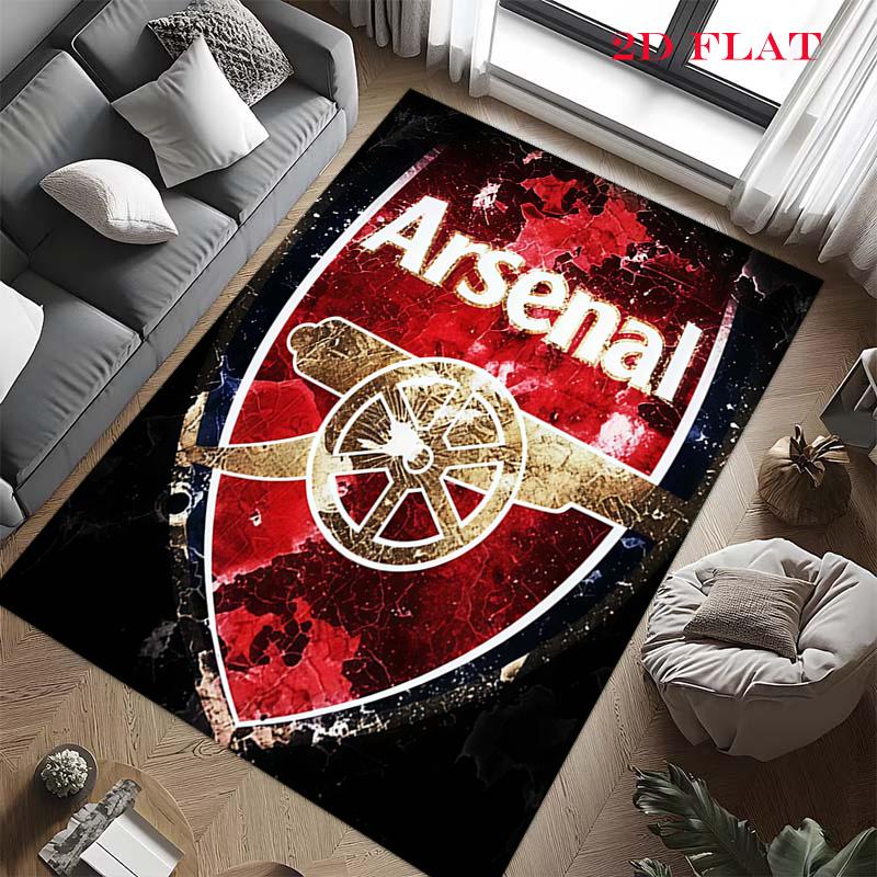 The Gunners Logo Carpet Rug for Living Room Bedroom Home Sofa Decoration,Kids Play Nonslip Floor Mat
