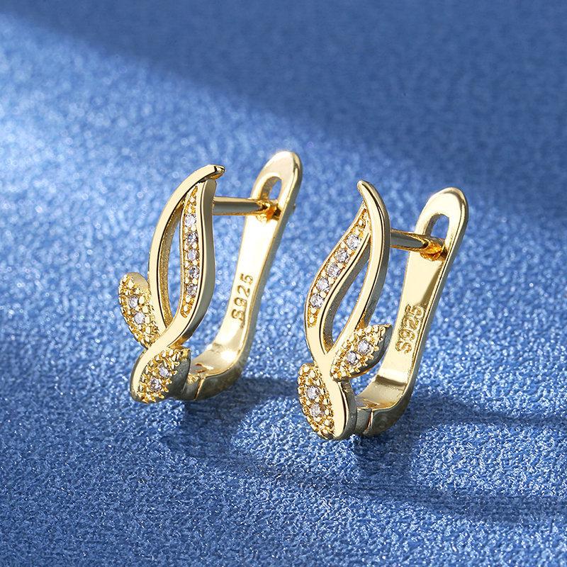 2026 Fashion Versatile Pop Zircon Round Earrings Ear Buckles Women s Jewelry Accessory Earrings