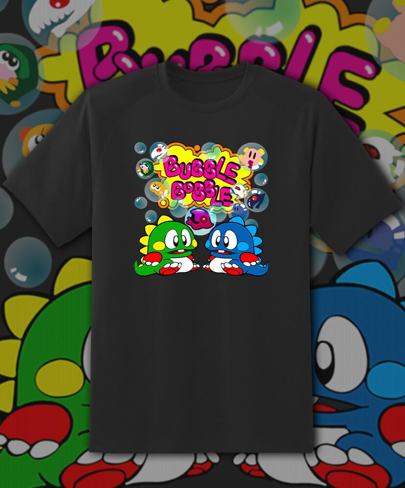 Bubble Bobble NES Ретро Аркадная Игра Ретро Видео Игра Футболка Быстрая Доставка! Футболка Unisex XXXXL