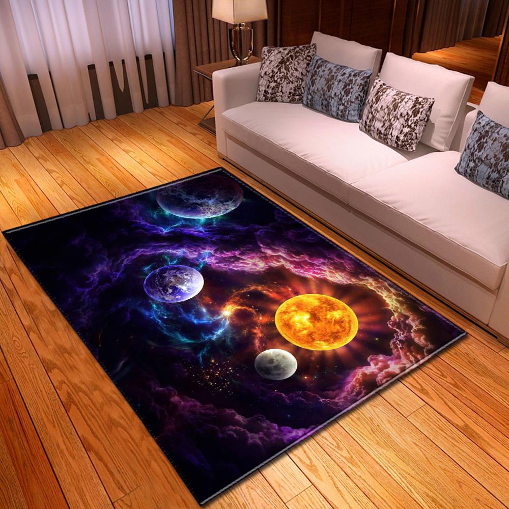 Starry Sky Carpet Feather Wind Bedroom Floor Mat