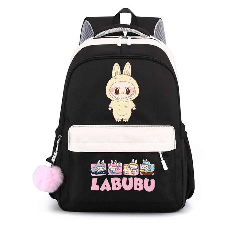 Cute Cartoon Printed Backpack Student Kid Schoolbag Women Large Capacity Waterproof Bookbag Kid Birthday Gift Travel Bag