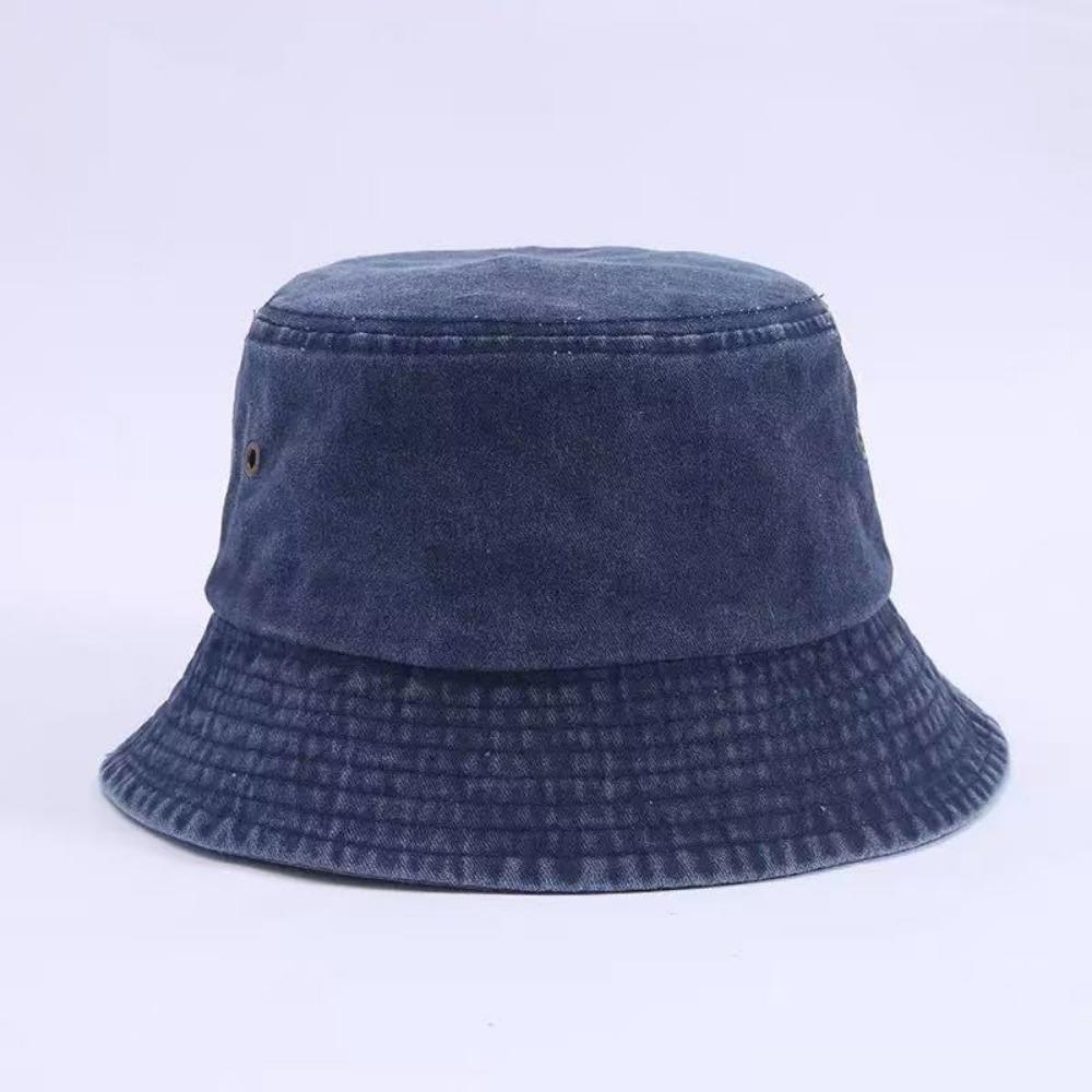 Unisex Cotton Bucket Hats Summer Men Denim Beach Cap New Fabric Sunbonnet